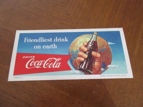 Altes coca cola - coca-cola, löschpapier