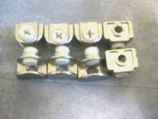 8x Glasregalhalter  Glasregal Halter Glasklemme Silber Stützplatte Verstellbar