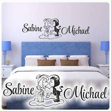 Wandtattoo Engel & Teufel Engelchen & Teufelchen Wandaufkleber Wunschnamen W3099
