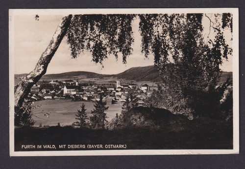 Ansichtskarte fürth wald - ansichtskarte,
