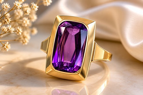 Eleganter vintage ring - aus, 333