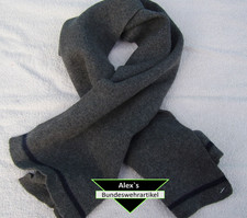 original BW Wollschal Schal Heer Bundeswehr gebraucht grau mit u ohne Streifen 