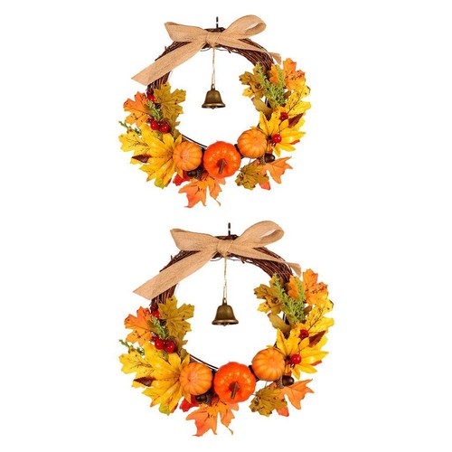 Kranz herbst tür ahornblatt - kranz,