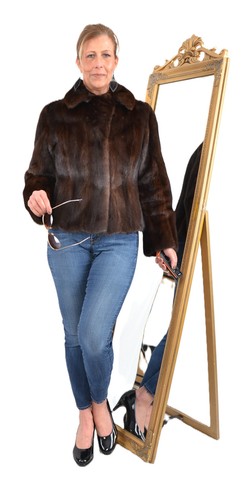 A5887 nerzjacke pelzjacke nerz - a5887,