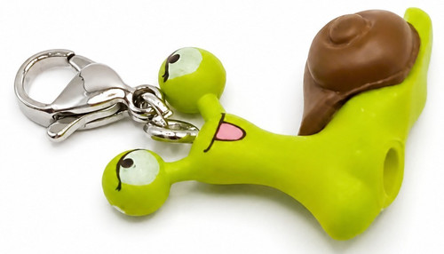 Schnecke grün charm clip - schnecke,