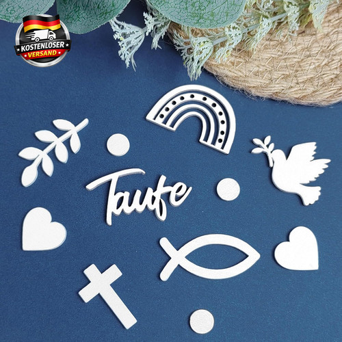 Streudeko taufe tischdeko - streudeko, taufe,