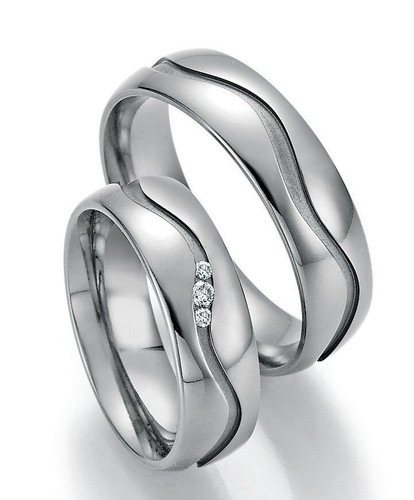 Titan eheringe diamant - titan, +