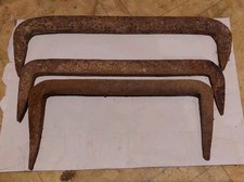 3× alte Bauklammern Volleisen massiv Werkzeug Maurer Mauerhaken 