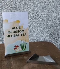 12 Tischkarten/Foto- und Ansichtskartenhalter Edelstahl  Seidenmatt