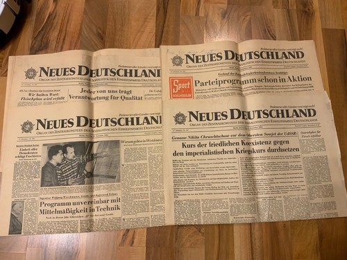 Ddr zeitungen neues - ddr,