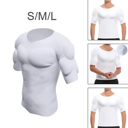 Fake muscle shirt herren - t,
