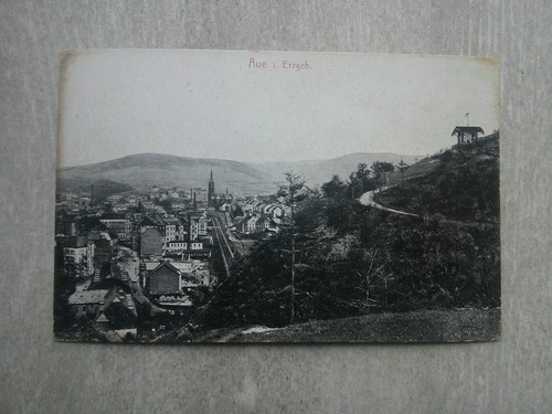 Aue erzgebirge totale - ak,