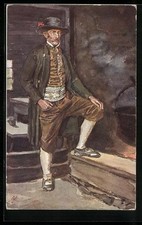 Mann in salzburger Tracht