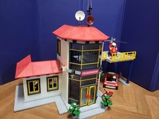 Playmobil 3175 Feuerwache 3176 Erweiterung 3177 Brandmeisterfahrzeug 4824 Heli