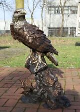 Bronzeskulptur Adler auf
