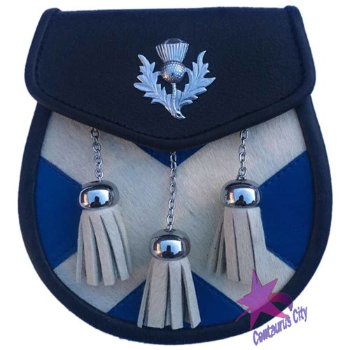 Saltire leder kilt - leder, sporrans