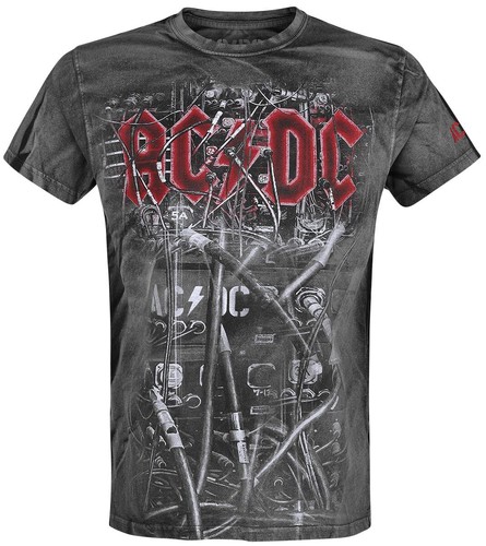 Acdc shirt herren pwr wires - acdc,