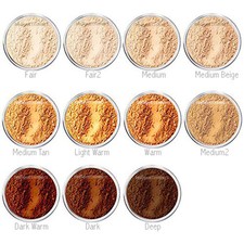 Natürliches Mineral Make Up Gesicht Pulver Fundament nackte reine Mineralien magische Abdeckung