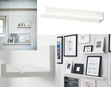 IKEA MOSSLANDA Bild Foto Leiste Schiene Regal weiß, 55 cm, 22" BRANDNEU