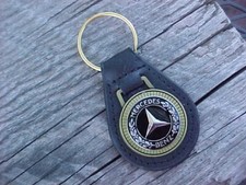 MERCEDES BENZ GOLD LEATHER KEY