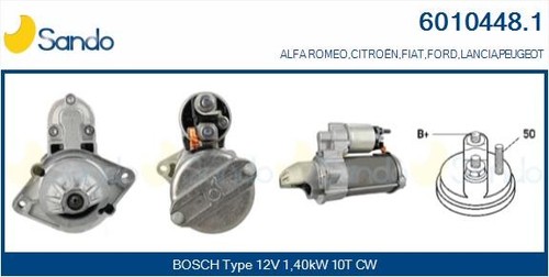 Anlasser 6010448 sando für - anlasser,
