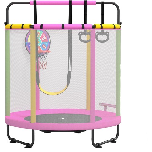 Kindertrampolin rosa 5m - kindertrampolin, 1,5m