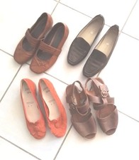 Marken Schuhpaket Damen Braun Gr.39 4Paar