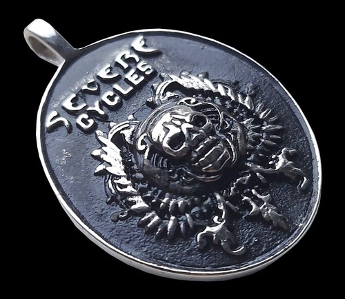 Edelstahl anhänger totenkopf - edelstahl,