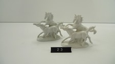 Porzellan pferde figuren - 2x,