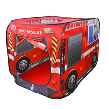 Faltbares Spielzelt Spielhaus Red Fire Truck Zelte Garten Rasen