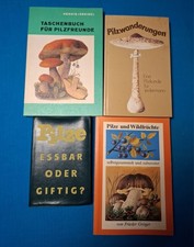 4 x Pilzbuch DDR Taschenbuch