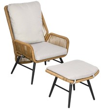 Rattan Relaxsessel mit