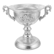  Silberne Vintage-Vase