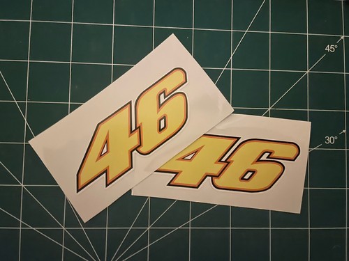 Valentino rossi aufkleber - x,