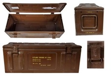Britische Munitionskiste Metallkiste MK 2 SV57 Transportkoffer Truhe Vintage Box