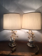 Zwei MANGANI  Porzellan