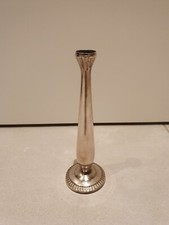 Vintage WMF Solifleur Vase versilbert, Blumen Orchidee, 50er 60er