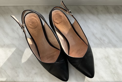 Caprice slingpumps dunkelblau - slingpumps,