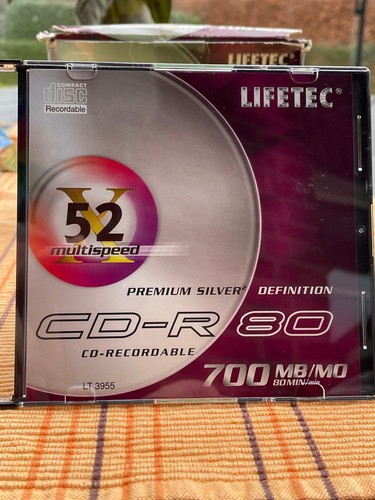 Lifetec 700mb 80min 52x - cd-,