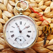 HERREN TASCHENUHR, Silber