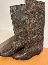 FERNANDO PENSATO Stiefel nie getragen Gr. 38 hochwertiges Leder mehrfarbig Braun