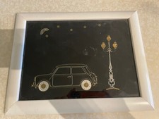 Wandbild 28x22cm aus uhrteile ist das bild 