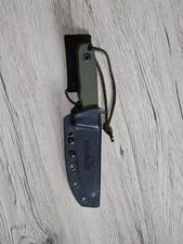 Schnitzel Tri Outdoormesser Bushcraft G10 Grün Oliv