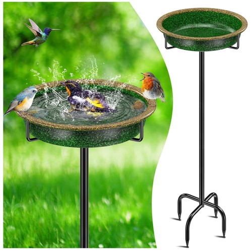 Vogelbad vogeltränke metall - vogelbad,