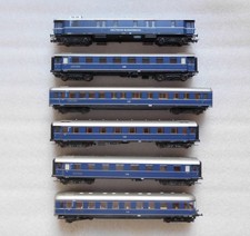 LILIPUT H0:   DB  Luxuszug  "BLAUER ENZIAN" mit Kanzelwagen, 6 teilig, Ep.III