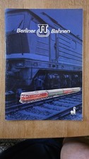 DDR Modelleisenbahn Katalog - Berliner TT Bahnen - Ausgabe 1979