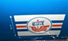 FC HANSA ROSTOCK FAHNE  STREIFEN ca. 80 x 120 cm mit Durchzug NEU,Lizenz