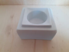 Fürstenberg Manufaktur Moderne Tafellandschaft Teelichthalter Porzellan weiß 4,5