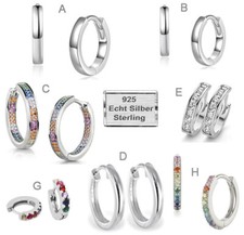 Creolen Silber 925 Klapp