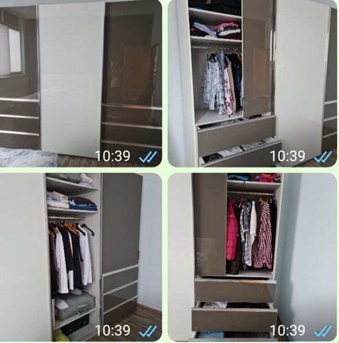 Schwebetürenschrank t - schwebetürenschrank, b/h/t